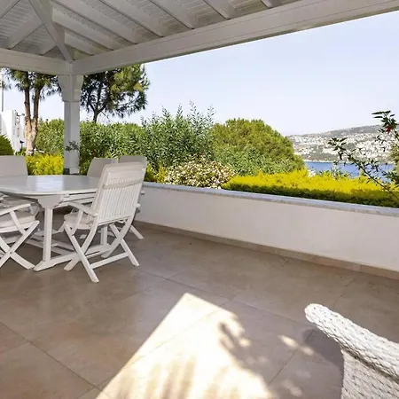 דירה Charming Duplex With Pool And Stunning Mediterranean View In בודרום